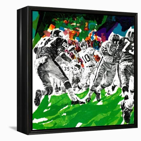 "Inside Pro Football," September 21, 1968-Paul Calle-Framed Premier Image Canvas