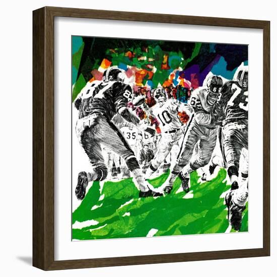 "Inside Pro Football," September 21, 1968-Paul Calle-Framed Giclee Print