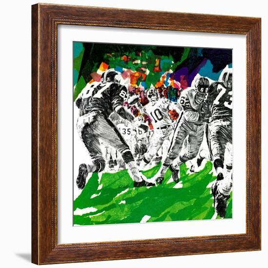 "Inside Pro Football," September 21, 1968-Paul Calle-Framed Giclee Print