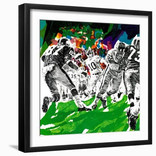 "Inside Pro Football," September 21, 1968-Paul Calle-Framed Giclee Print