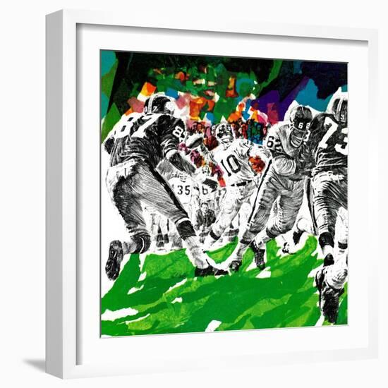 "Inside Pro Football," September 21, 1968-Paul Calle-Framed Giclee Print