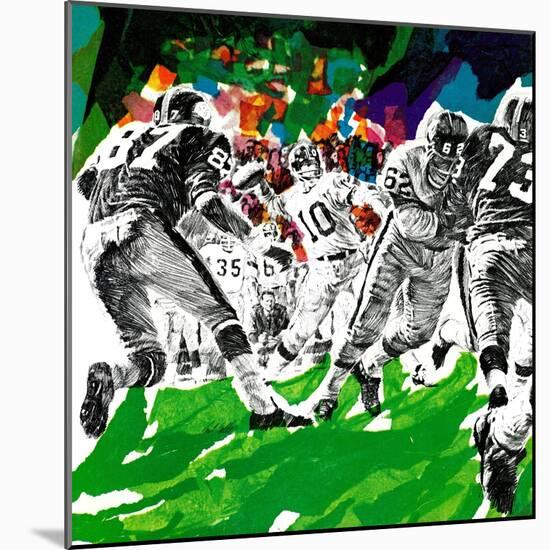 "Inside Pro Football," September 21, 1968-Paul Calle-Mounted Giclee Print