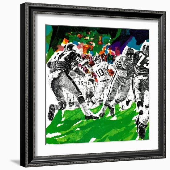 "Inside Pro Football," September 21, 1968-Paul Calle-Framed Giclee Print