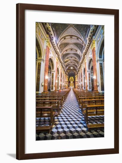 Inside Salta Cathedral, Salta, Salta Province, North Argentina, Argentina, South America-Matthew Williams-Ellis-Framed Photographic Print