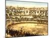 Inside the Amphitheatre at Nîmes, 1890-1900-null-Mounted Photographic Print