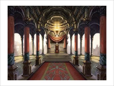 Inside The Castle Of The Orient The King Who Sits On The Throne Giclee Print By Kyo Nakayama Art Com