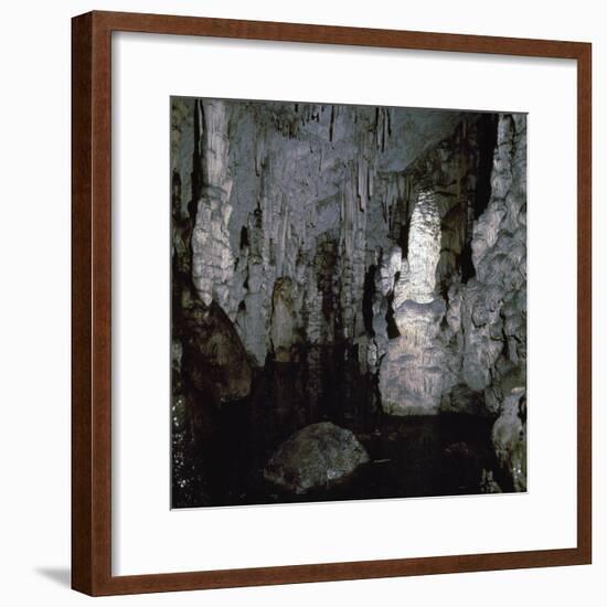 Inside the Diktaen cave-Unknown-Framed Photographic Print