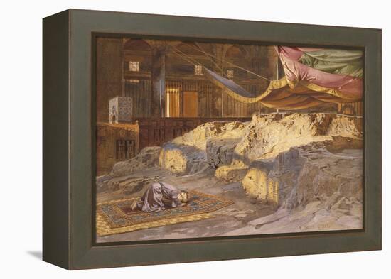 Inside the Dome of the Rock-Carl Friedrich Heinrich Werner-Framed Premier Image Canvas