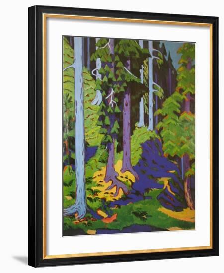 Inside the Forest, 1937-Ernst Ludwig Kirchner-Framed Art Print