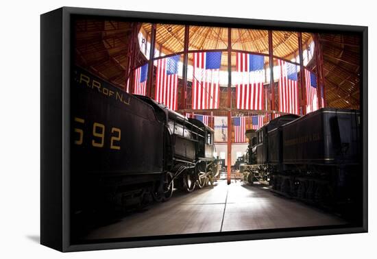 Inside the Historic Roundhouse-Amanda Barrett-Framed Premier Image Canvas