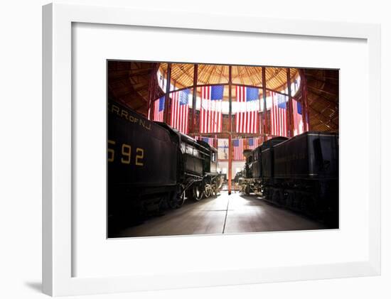 Inside the Historic Roundhouse-Amanda Barrett-Framed Photographic Print