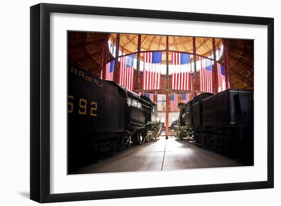 Inside the Historic Roundhouse-Amanda Barrett-Framed Photographic Print