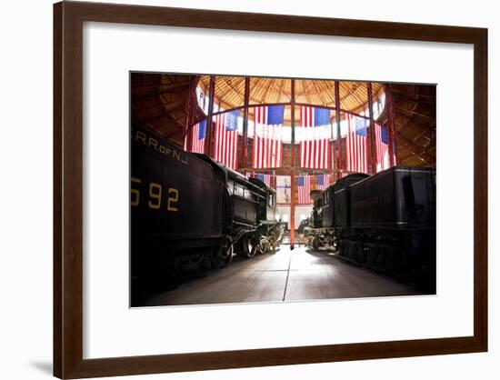 Inside the Historic Roundhouse-Amanda Barrett-Framed Photographic Print