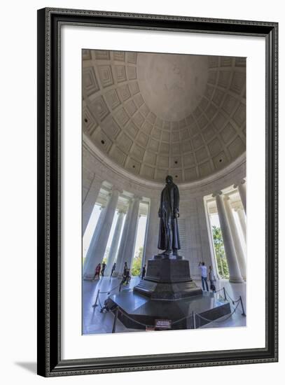 Inside the Rotunda at the Jefferson Memorial-Michael Nolan-Framed Photographic Print