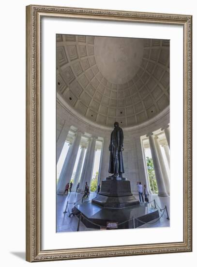 Inside the Rotunda at the Jefferson Memorial-Michael Nolan-Framed Photographic Print