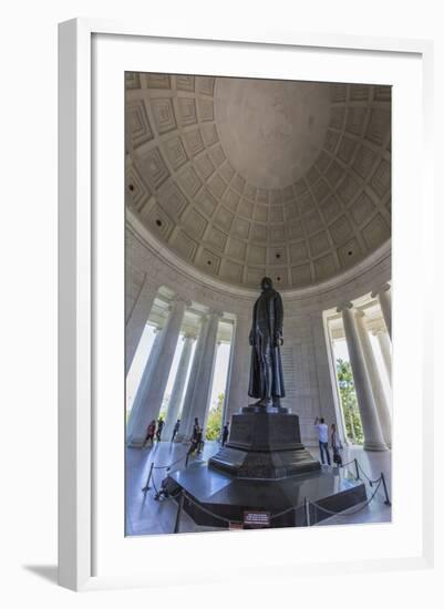 Inside the Rotunda at the Jefferson Memorial-Michael Nolan-Framed Photographic Print