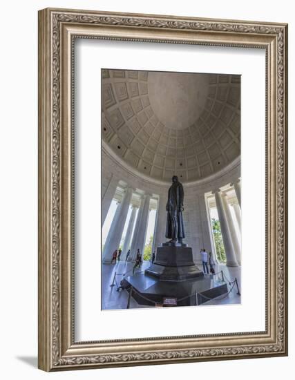 Inside the Rotunda at the Jefferson Memorial-Michael Nolan-Framed Photographic Print