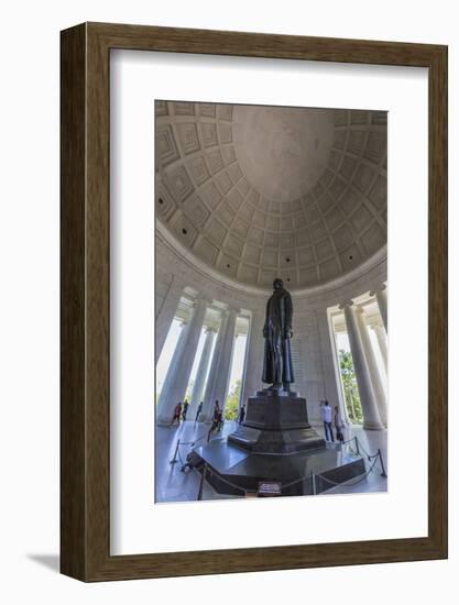 Inside the Rotunda at the Jefferson Memorial-Michael Nolan-Framed Photographic Print