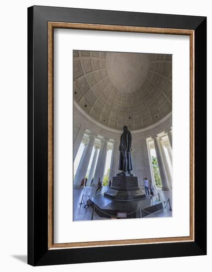 Inside the Rotunda at the Jefferson Memorial-Michael Nolan-Framed Photographic Print