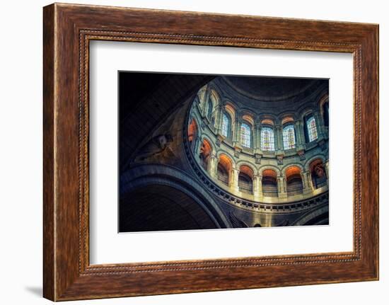 Inside the Sacre-Coeur Basilica in Paris-StockByM-Framed Photographic Print