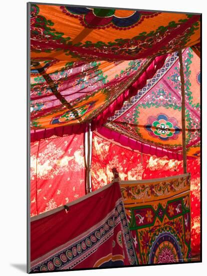 Inside the Sunset Tent Bar, Pushkar Camel Fair, India-Walter Bibikow-Mounted Photographic Print