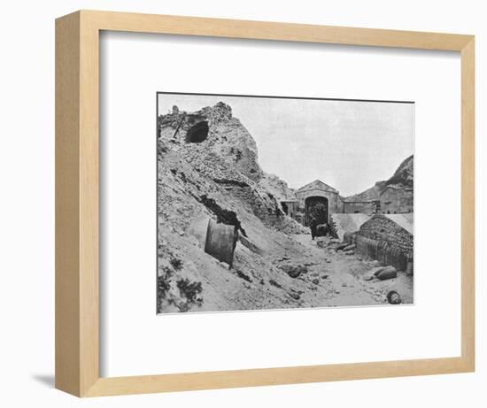 'Inside the wrecked fortress of Sedd el Bahr', 1915-Unknown-Framed Photographic Print