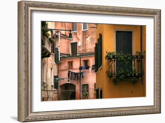 Inside Yard, Venice-Igor Maloratsky-Framed Art Print