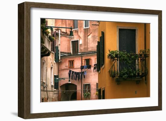 Inside Yard, Venice-Igor Maloratsky-Framed Art Print