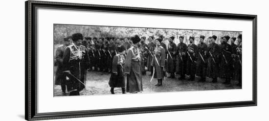Inspecting Cossack Troops-null-Framed Photographic Print
