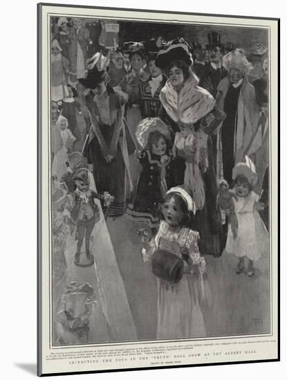 Inspecting the Toys in the Truth Doll Show at the Albert Hall-Frank Craig-Mounted Giclee Print