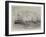Inspection of the Italian Squadron at Spithead by the Prince of Wales on 13 July-null-Framed Giclee Print