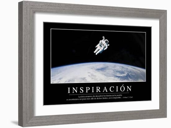 Inspiración. Cita Inspiradora Y Póster Motivacional-null-Framed Photographic Print