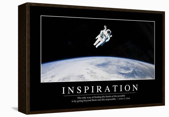 Inspiration: Inspirational Quote and Motivational Poster-null-Framed Premier Image Canvas