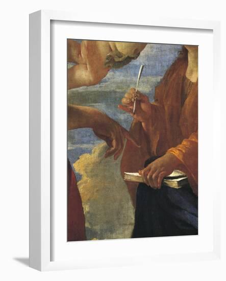 Inspiration of Poet, Circa 1630-Nicolas Poussin-Framed Giclee Print