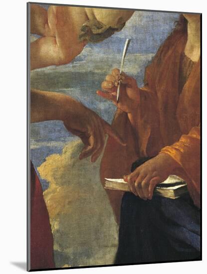 Inspiration of Poet, Circa 1630-Nicolas Poussin-Mounted Giclee Print