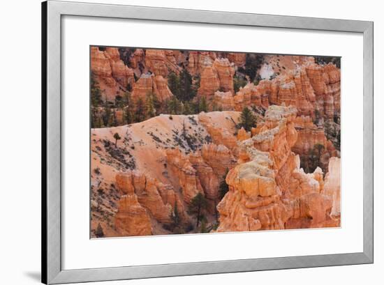 Inspiration Point, Hoodoos, Bryce Canyon, Utah, Usa-Rainer Mirau-Framed Photographic Print