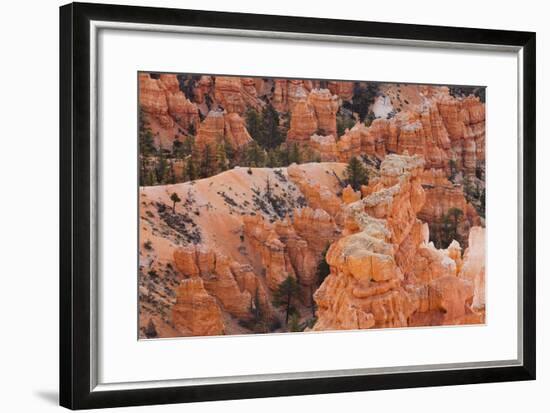 Inspiration Point, Hoodoos, Bryce Canyon, Utah, Usa-Rainer Mirau-Framed Photographic Print