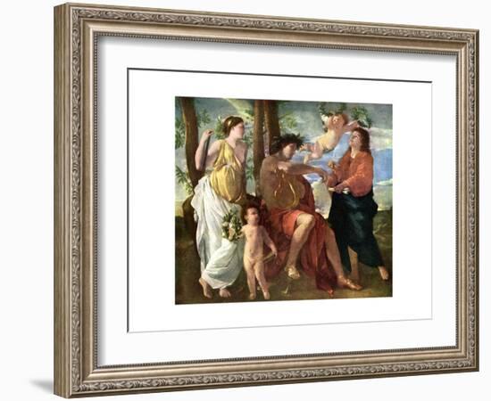 Inspiration: 'The Inspiration of the Poet, C1630-Nicolas Poussin-Framed Giclee Print