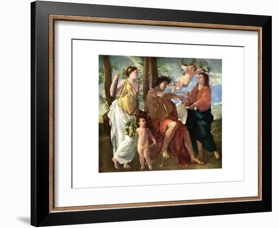 Inspiration: 'The Inspiration of the Poet, C1630-Nicolas Poussin-Framed Giclee Print