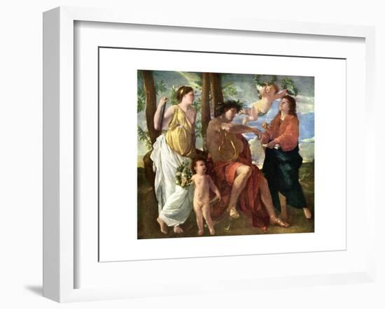 Inspiration: 'The Inspiration of the Poet, C1630-Nicolas Poussin-Framed Giclee Print