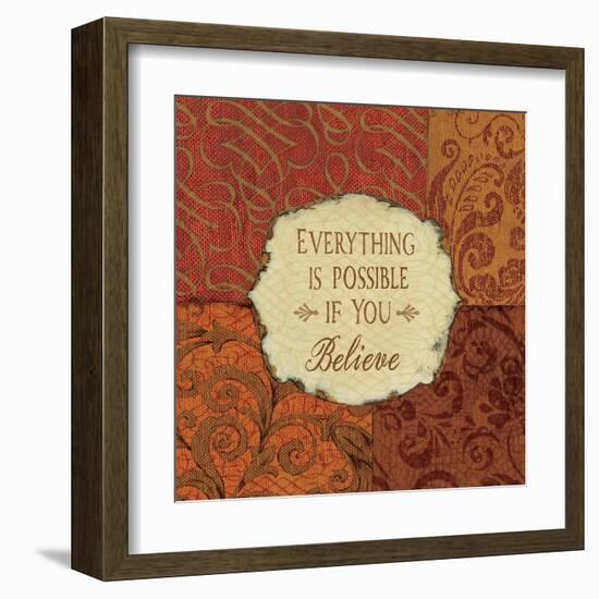 Inspirational Collage IV-Daphne Brissonnet-Framed Art Print