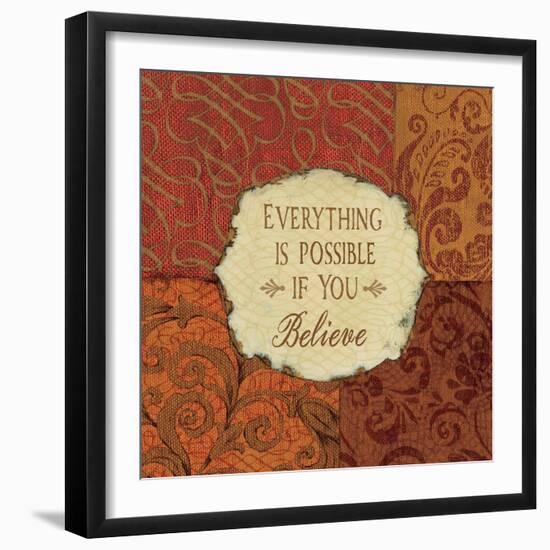 Inspirational Collage IV-Daphne Brissonnet-Framed Art Print