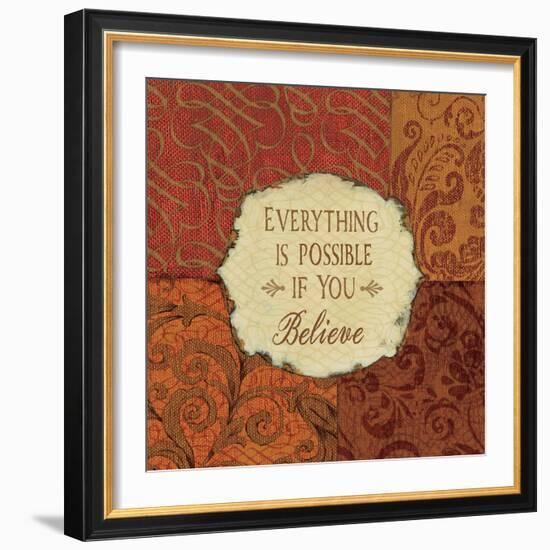 Inspirational Collage IV-Daphne Brissonnet-Framed Art Print