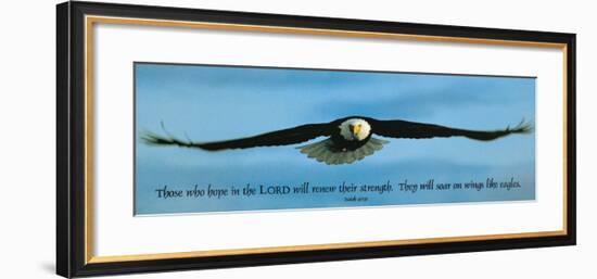 Inspirational - Eagle-null-Framed Premium Giclee Print