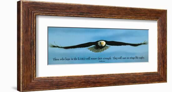 Inspirational - Eagle-null-Framed Art Print
