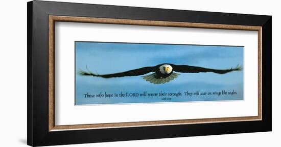 Inspirational - Eagle-null-Framed Art Print