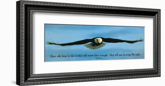 Inspirational - Eagle-null-Framed Art Print