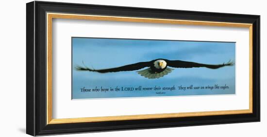 Inspirational - Eagle-null-Framed Art Print