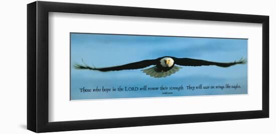 Inspirational - Eagle-null-Framed Art Print