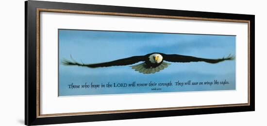 Inspirational - Eagle-null-Framed Art Print